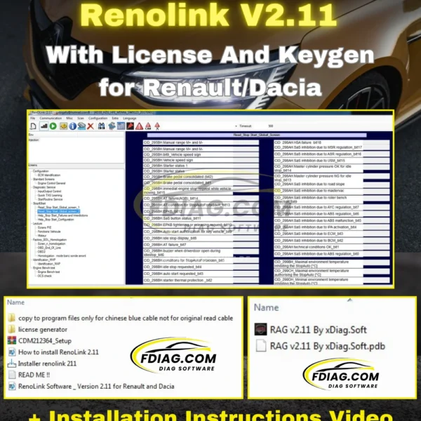 Renolink V2.11 with License and Keygen