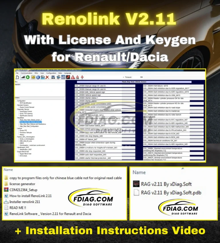 Renolink V2.11 with License and Keygen