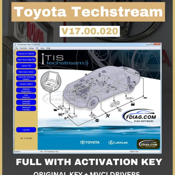 TOYOTA TIS Techstream V17.00.020