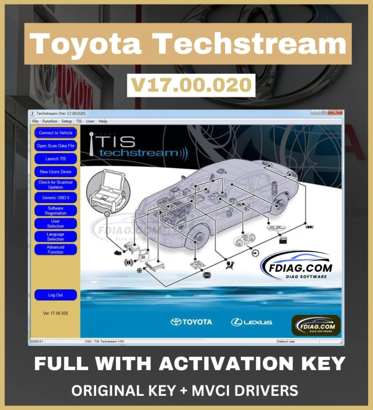 TOYOTA TIS Techstream V17.00.020